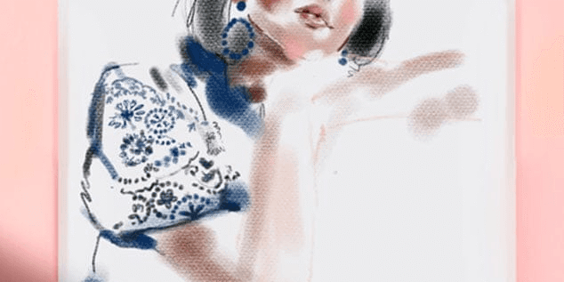 Véronique Jacquart | Pourquoi le maquillage n’a aucune importance dans le portrait illustré en direct La beauté n’a pas besoin de maquillage. Elle existe déjà — je ne fais que la révéler.