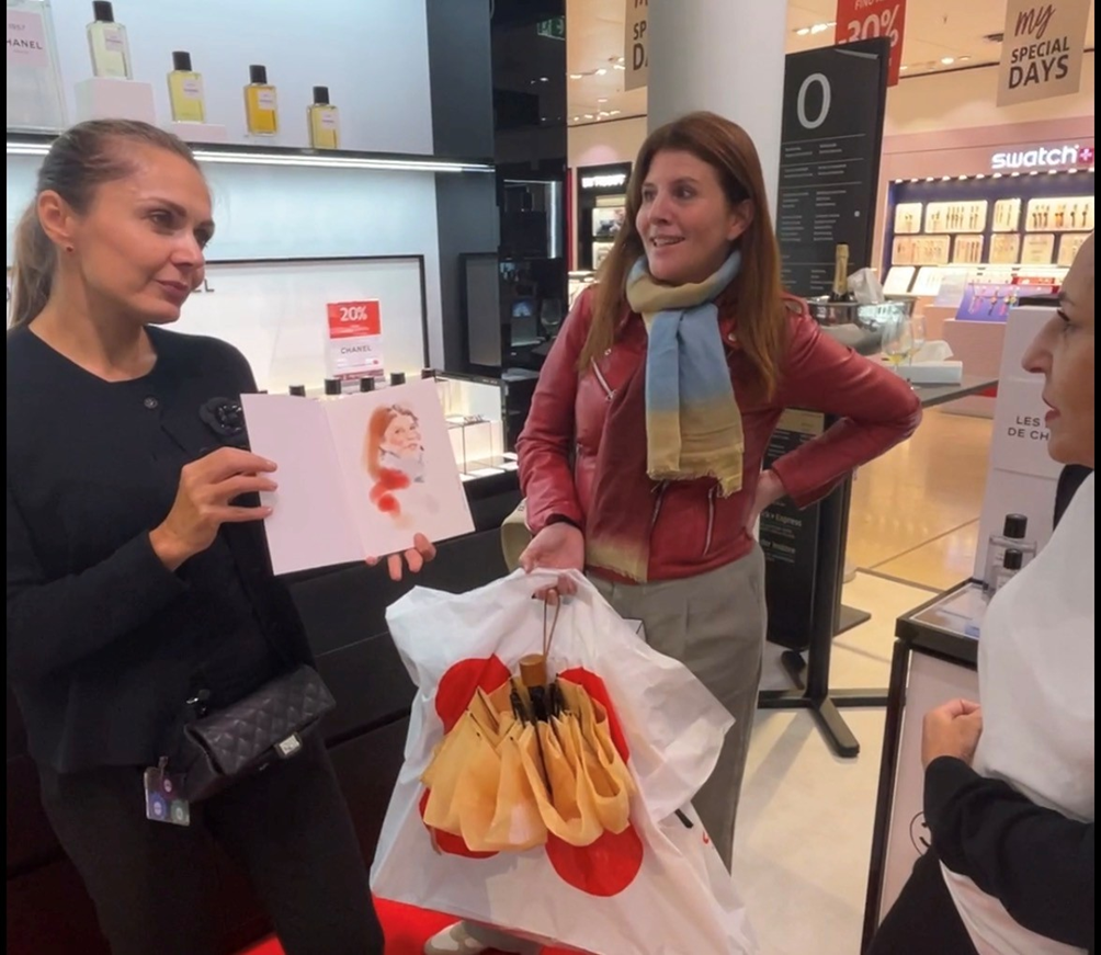 portraits dessinés en live